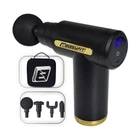 Массажный пистолет 6 насадок EasyFit Pulse Mini вибромассажер для спины, ног и шеи (EF-2070)