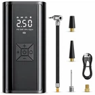 Автокомпрессор Suitu 6000mAh 150 PSI Портативный 12В с LED-подсветкой, манометром и набором насадок (4 шт.) для авто, мото, велосипедов и мячей (ST-9620)