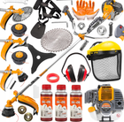 Бензокоса Powermat 6 км + аксесуари
