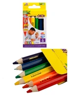 Карандаши цветные JUMBO, 6 цветов ZIBI (ZB.2450)