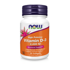 Вітамін Д-3, Vitamin D-3, Now Foods, високоефективний, 50 мкг (2000 МО), 30 гелевих капсул