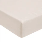 Простирадло на резинці MirSon євро 200х220+25 см Poplin Line 002 Milky White Поплін (2200006289197)