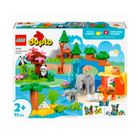 Конструктор LEGO DUPLO Town Сімейства диких тварин 3-в-1 92 деталі (10446)