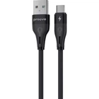Кабель Proove Soft Silicone USB to Micro 2.4A 1m Black (CCSO20001301)