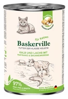 Вологий корм Baskerville Holistic Kalb und Lachs Телятина та лосось 400 г