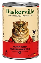 Влажный корм Baskerville Мясо курицы и сердечки 400 г