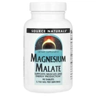 Магній малат, Magnesium Malate, Source Naturals, 3750 мг, 90 таблеток (1250 мг в 1 таблетці) (SNS-00261)
