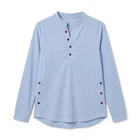 Удлиненный женский свитер свободного кроя MellyWeave, голубой, размер L-XL