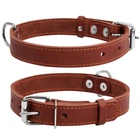 Ошейник "CoLLaR" одинарный (ширина 25мм, длина 38-50см) коричневый