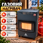 Газовий обігрівач TORAX TX92018 4,2 кВт LPG з редуктором шлангом 3 режими 1500/2800/4200 Вт для гаража дачі складу майстерні