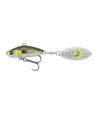 Тейл-спінер Savage Gear 3D Sticklebait Tailspin 65mm 9.0g Green Silver Ayu