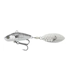 Тейл-спиннер Savage Gear 3D Sticklebait Tailspin 80mm 18.0g Black Silver