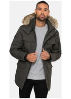 Куртка парка Threadbare M Хаки TBMD02967