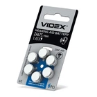 Батарейки повітряно-цинкові VIDEX ZA675 (PR44), 6 шт.