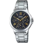 Жіночий годинник Casio LTP-V300D-1A2 чорний циферблат