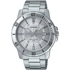 Чоловічий годинник Casio MTP-VD01D-7C сріблястий циферблат