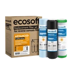 Покращений комплект картриджів Ecosoft 1-2-3 для фільтрів зворотного осмосу з функцією економії води (CHV3ECOAGR)