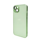 Чохол для смартфона AG Glass Matt Frame Color Logo for iPhone 12 Light Green