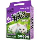 Наповнювач для котячого туалету KOTIX TOFU Лаванда, комкуючий, 2.55 кг (6 л)