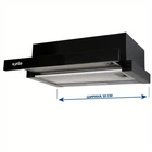 Витяжка Ventolux GARDA 50 BK (500) LED