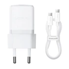 СЗУ Baseus Palm Fast Charger 30W (1USB-C) + кабель Type-C to Type-C (P10111605113-01) Moon White