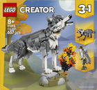 Конструктор LEGO Creator Лесные животные: Серый волк 657 элемента (31393)