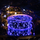 Гірлянда роса с пультом 2000 LED 220В IP44 динамическая нить роса на елку свечение 360° Светодиодные гирлянды Зеленая