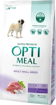 Сухий корм Optimeal для малих порід Качка