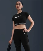 Спортивный топ женский Nike Pro Black S Черный HV3673-010