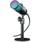 Мікрофон Defender Glow GMC 400, Black, USB, конденсаторний, RGB підсвічування, підставка, 1.3 м (64640)