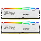 Модуль пам'яті для комп'ютера Kingston Fury (ex.HyperX) DDR5 64GB (2x32GB) 5600 MHz FURY Beast White RGB (KF556C40BWAK2-64)