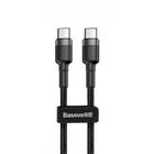 Кабель Baseus Cafule USB Type-C 3A 60W 1 м Grey/Black