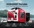 Інверторний газо-бензиновий генератор MaXpeedingRods MXR4000 GT 3.5 кВт/3.2 кВт, чиста синусоїда, запуск зі смартфона