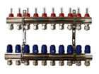 Колектор в зборі Gross 1"x3/4" 10 виходів нікель (8099328225510) (1F34F10)