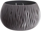 Вазон Prosperplast Sandy Bowl 37 см Антрацит (24459-433)