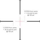 Приціл оптичний Hawke Endurance 30 1.5-6x44 (30/30 Centre Cross IR) - зображення 3