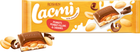 Шоколад Roshen Lacmi молочний з арахісом і карамельно-арахісовою начинкою 295 г (4823077629495)