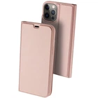 Чехол-книжка Dux Ducis с карманом для визиток для iPhone 12 Pro Max Rose Gold