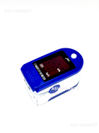 Пульсоксиметр Jziki Blue електронний на палець пульсометр і оксиметром для вимірювання кисню в крові і пульсу - зображення 5