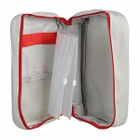 Аптечка сумка органайзер First Aid Plus для медикаментов (серая и красная) - изображение 2
