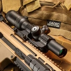 Прицел оптический Barska AR6 Tactical 1-6x24 (IR Mil-Dot R/G) - изображение 5