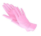 Перчатки одноразовые нитриловые не опудренные «Престиж Медикал» розовые S (100 шт., 50 пар, плотность 3,8 г) - изображение 2