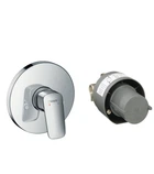 Cмеситель встраиваемый для душа на 1 канал HANSGROHE LOGIS хром латунь 150мм 71666000