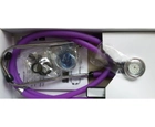 Стетоскоп тип Раппапорта з вбудованим у головку кварцевим годинником Little Doctor LD Special SteTime фіолетовий - зображення 1