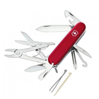 Комплект Ніж Victorinox Deluxe Tinker Red 1.4723 + Чохол з ліхтариком Police - зображення 3