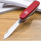 Комплект Ніж Victorinox Deluxe Tinker Red 1.4723 + Чохол з ліхтариком Police - зображення 11