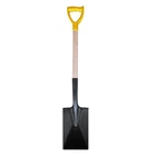 Лопата траншейная MASTERTOOL GM с черенком и ручкой 180*290*495мм L-1200мм молотковая покраска (14-6270)