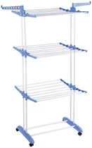 Сушилка для белья напольная Tiers Garment Rack With Wheels Синий