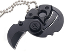 Нож-брелок BauTech В виде монеты Складной Черный (1004-667-04) - изображение 3