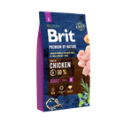 Сухий корм Brit Premium Adult S для дорослих собак дрібних порід зі смаком курки
